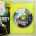 Nyitott Xbox 360 tok a Call of Duty Black Ops játéklemezzel