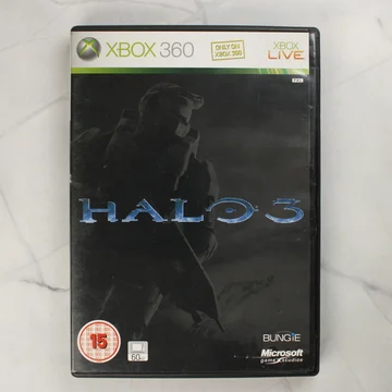 Halo 3 videójáték dobozának előlapja Xbox 360 konzolra