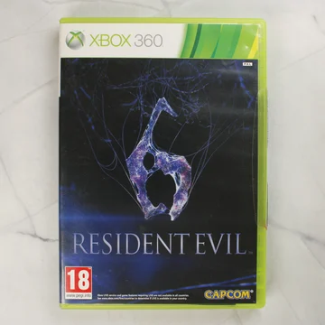 Resident Evil 6 Xbox 360 videójáték doboza elölről