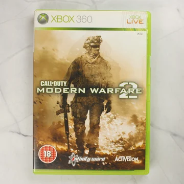 Call of Duty: Modern Warfare 2 Xbox 360 videójáték tokjának elülső borítója