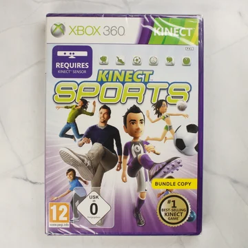 Kinect Sports videójáték Xbox 360 dobozának előlapja