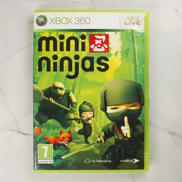 Mini Ninjas videójáték Xbox 360 tok elölnézetből