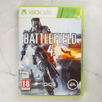 Battlefield 4 videójáték tokja Xbox 360 platformra