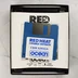 A Red Heat Commodore Amiga floppy lemeze a kézikönyvön és a dobozban