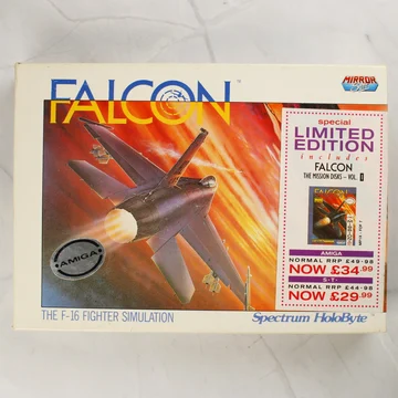 Falcon: The F-16 Fighter Simulation Limited Edition dobozos Amiga játék