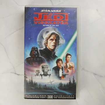 Star Wars: A Jedi visszatér felújított VHS kazetta elülső borítója