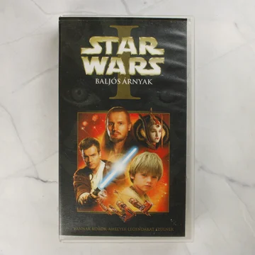 Star Wars I. Rész - Baljós árnyak magyar VHS kazetta borítója