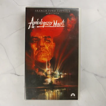 Apokalipszis Most magyar VHS kiadás elülső borítója műanyag tokban