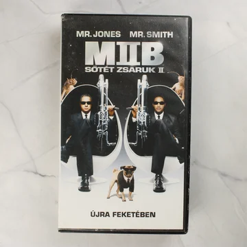 Men in Black Sötét zsaruk II VHS tok elölnézetből