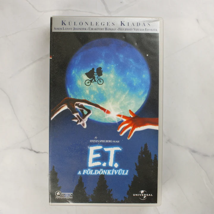 E.T., a földönkívüli Különleges Kiadás VHS előlapi borítója