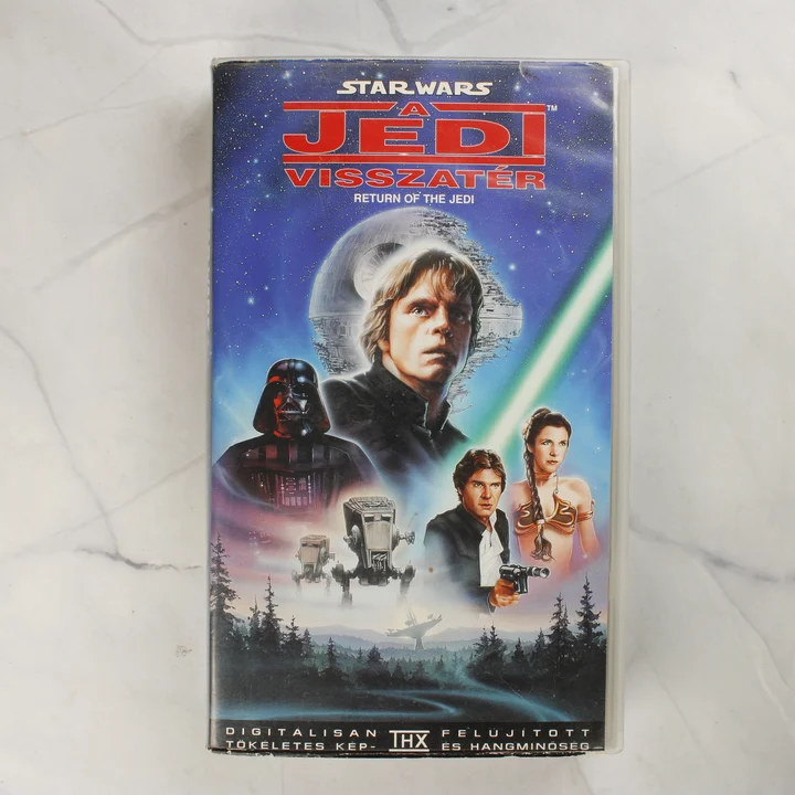 Star Wars A Jedi visszatér felújított THX VHS kazetta elülső borítója