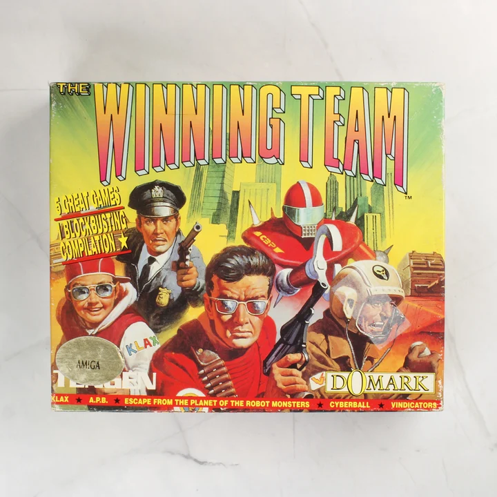 The Winning Team Amiga játékgyűjtemény dobozának eleje