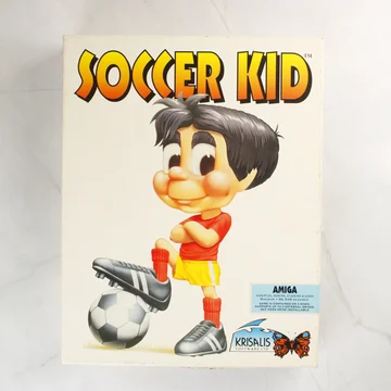 Soccer Kid Amiga játék dobozának eleje