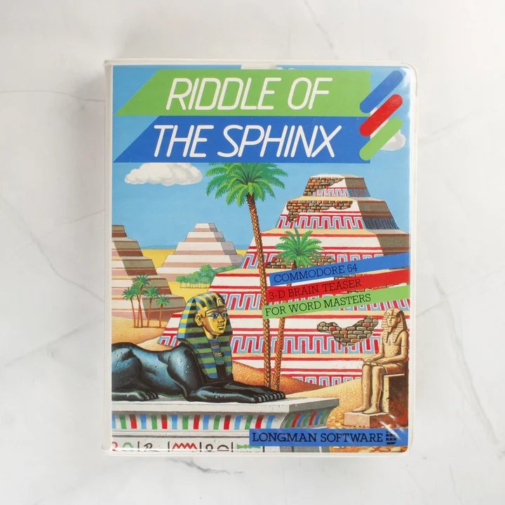 Riddle of the Sphinx Commodore 64 játék borítója