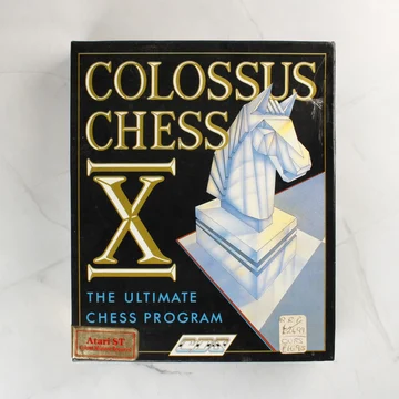 Colossus Chess X Atari ST játék dobozának előlapja