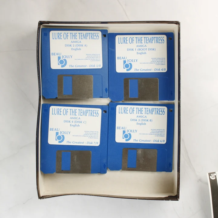 Lure of the Temptress floppy lemezek