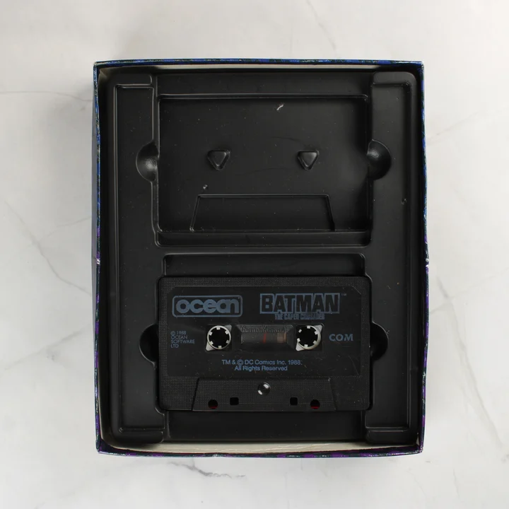 Batman: The Caped Crusader magnetofonkazetta a dobozban