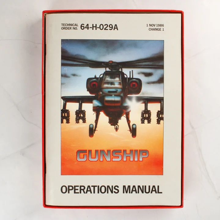 A Gunship játékhoz tartozó Operations Manual kézikönyv