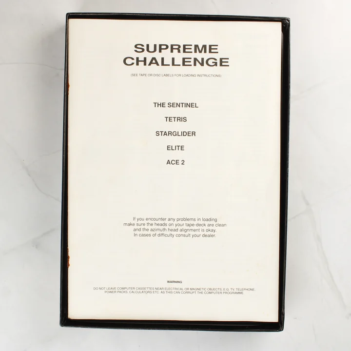 Supreme Challenge használati útmutató füzet