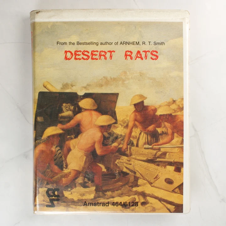Desert Rats videójáték borítója Amstrad CPC platformra