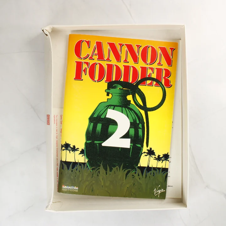 Cannon Fodder 2 használati útmutató a dobozban