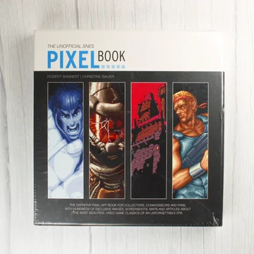 The Unofficial SNES Pixel Book előlapja fóliázva