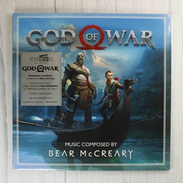 God of War videójáték filmzene bakelit lemez előlapja