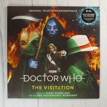 Doctor Who The Visitation bakelit lemez borítója