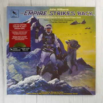 The Empire Strikes Back limitált zöld bakelit lemez elülső borítója