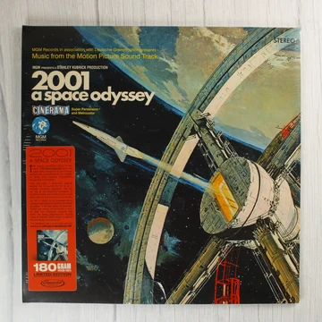 2001: A Space Odyssey filmzene bakelit lemez előlapja fóliázva