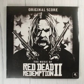 The Music of Red Dead Redemption II Original Score bakelit lemez előlapja