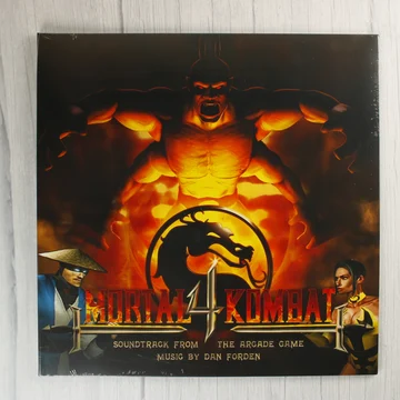Mortal Kombat 4 Soundtrack bakelit lemez előlapja