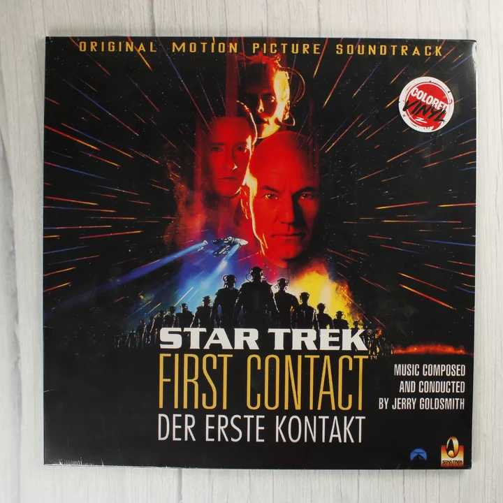 Star Trek: First Contact filmzene bakelit lemez előlapja