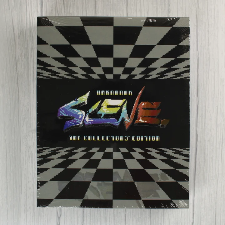 Vakondok Scene gyűjtői Blu-ray kiadás előlapja sakktábla mintával