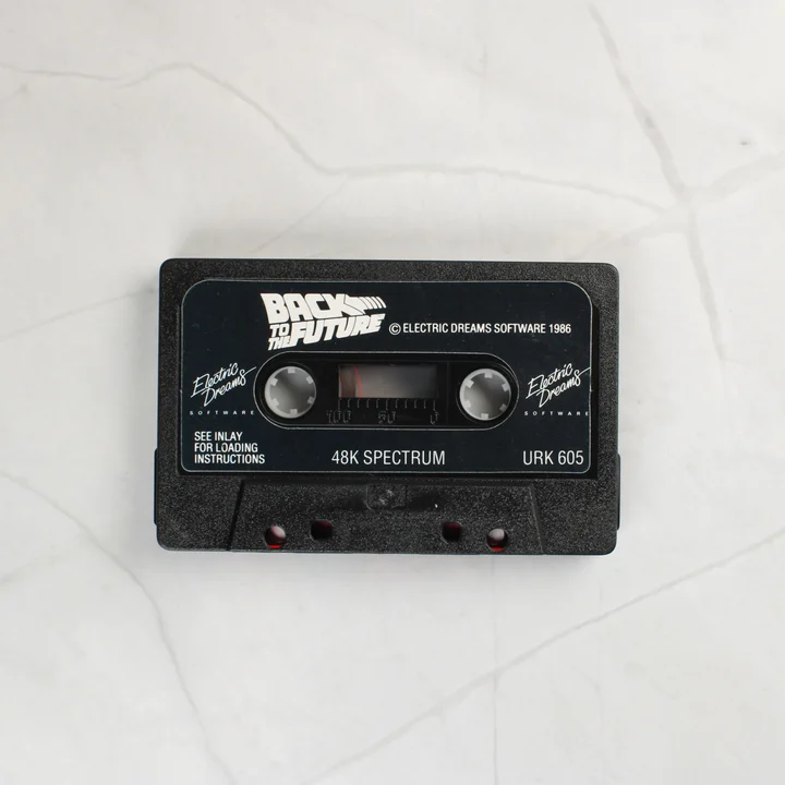 Back to the Future ZX Spectrum szoftverkazetta