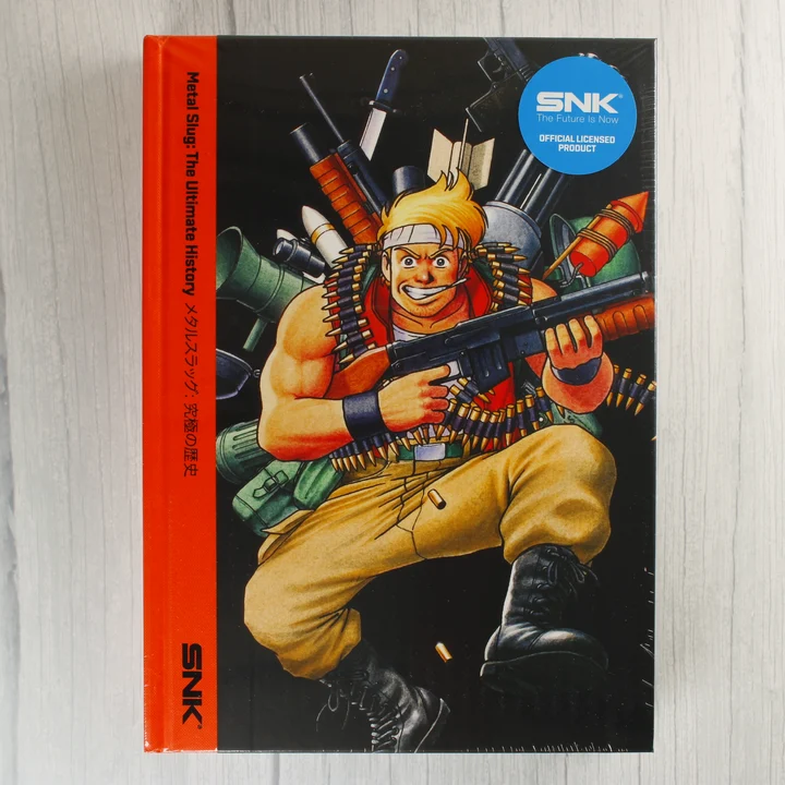 Metal Slug: The Ultimate History könyv előlapja fóliázva