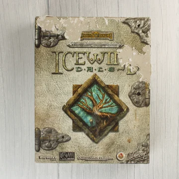 Icewind Dale PC játék nagy dobozának előlapja