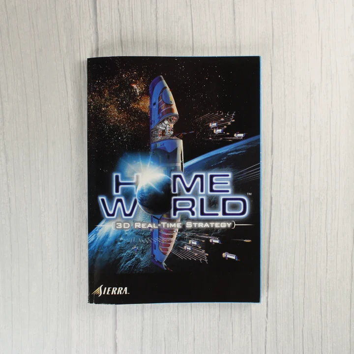 A Homeworld videójáték használati útmutatójának borítója