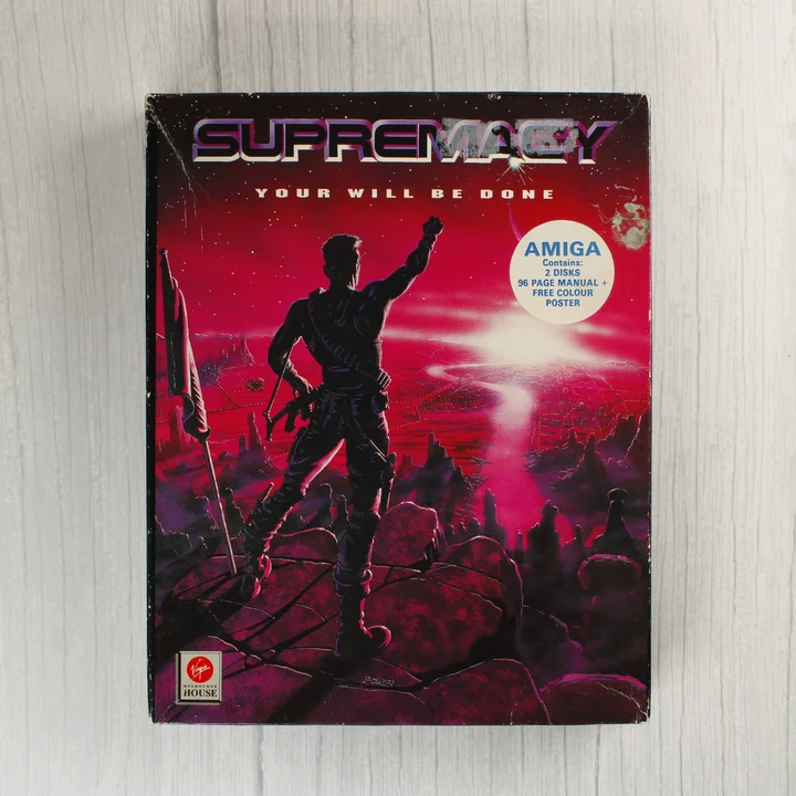 A Supremacy videójáték dobozának előlapja