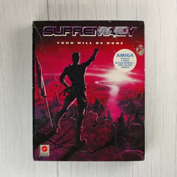 A Supremacy videójáték dobozának előlapja