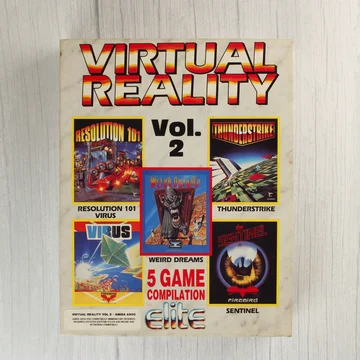 Virtual Reality Vol. 2 Amiga játék válogatás dobozának eleje
