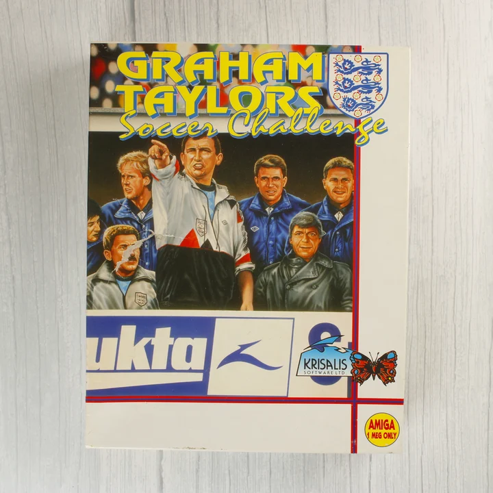 Graham Taylor's Soccer Challenge Amiga játék dobozának előlapja