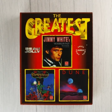 The Greatest Amiga videójáték válogatás dobozának eleje
