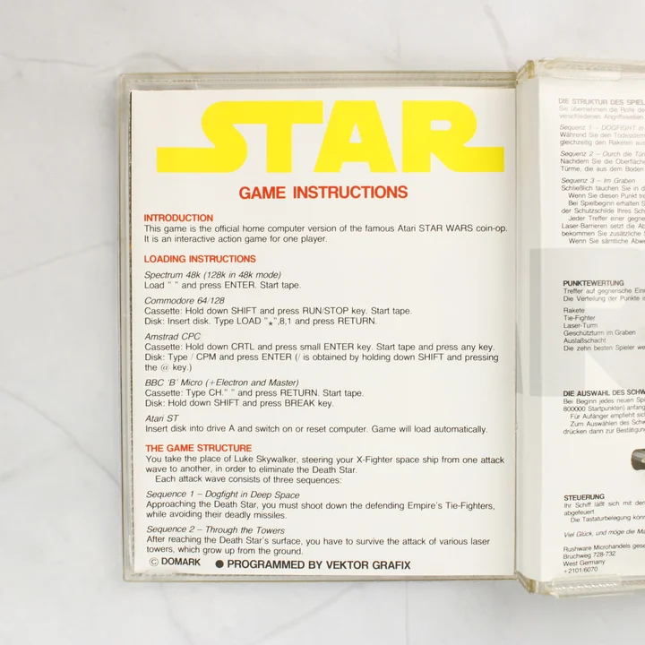 Star Wars videójáték használati útmutatója