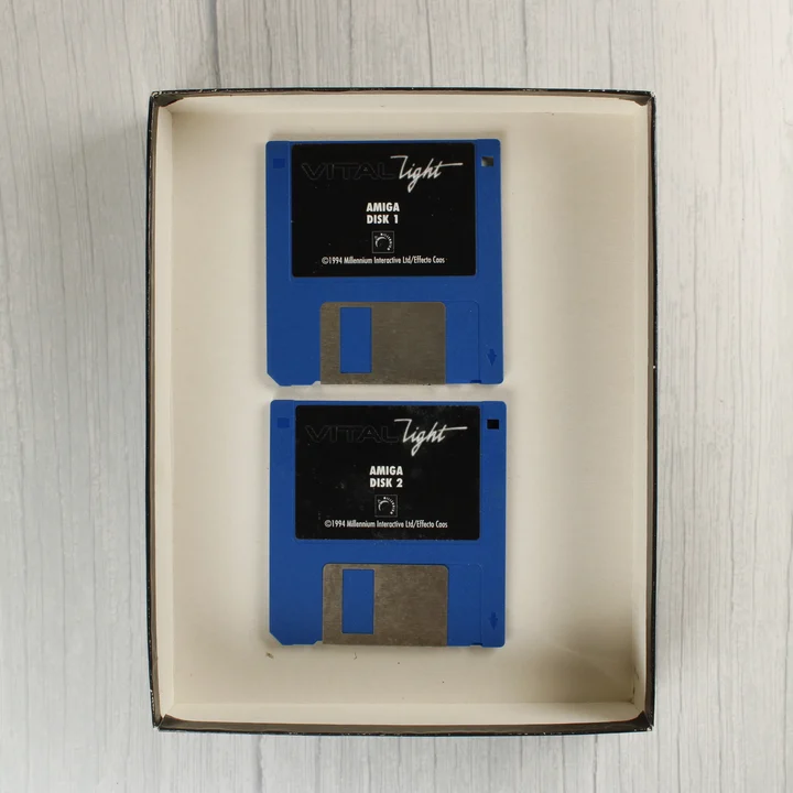 Vital Light floppy lemezek a dobozban