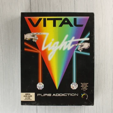 Vital Light Amiga játék dobozának előlapja