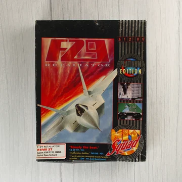 F-29 Retaliator Atari ST játék dobozának előlapja