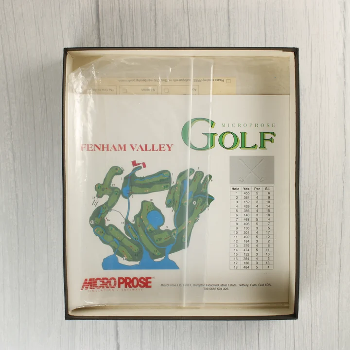 A játékhoz mellékelt Fenham Valley pályatérkép