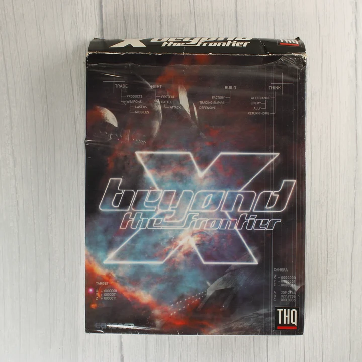 X: Beyond the Frontier doboz elölnézet X: Beyond the Frontier videójáték dobozának előlapja