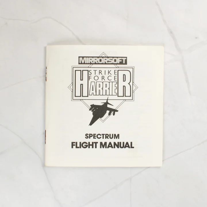 Strike Force Harrier használati útmutató címlap